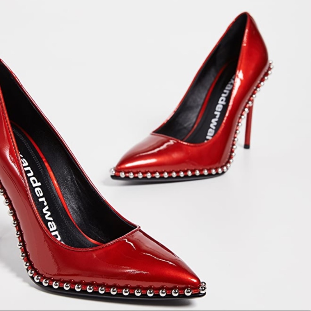 SOLD Alexander Wang Rie Studded Pumps Heels - Picture 7 of 15